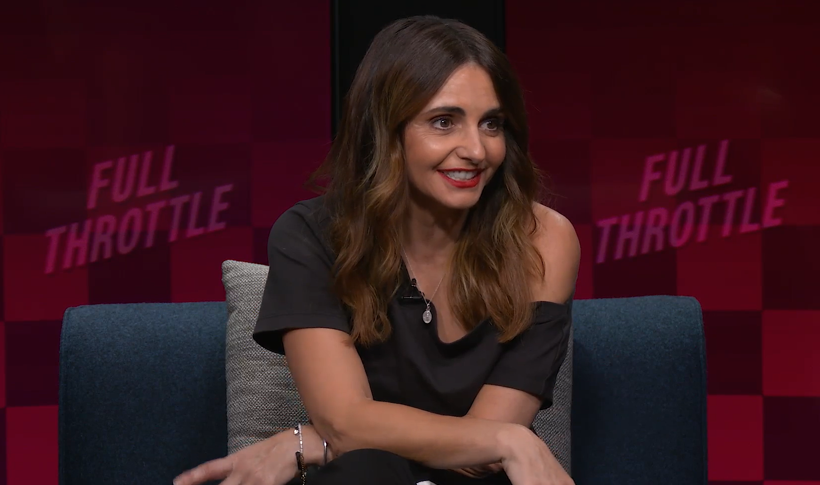 Pia Miranda at the full throttle press junket 