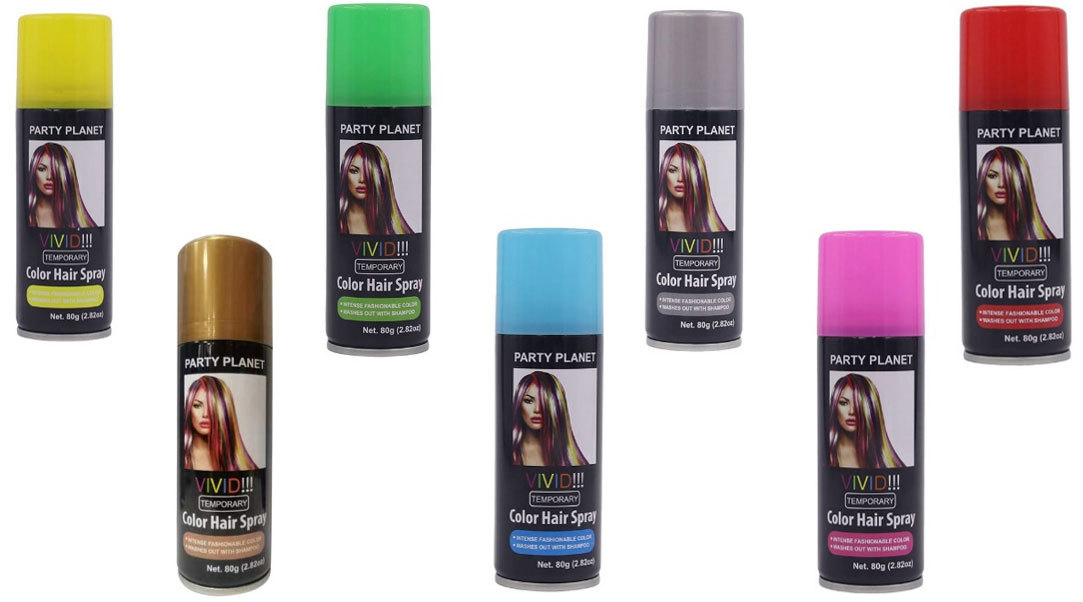 Temporary colour hairspray recalled.