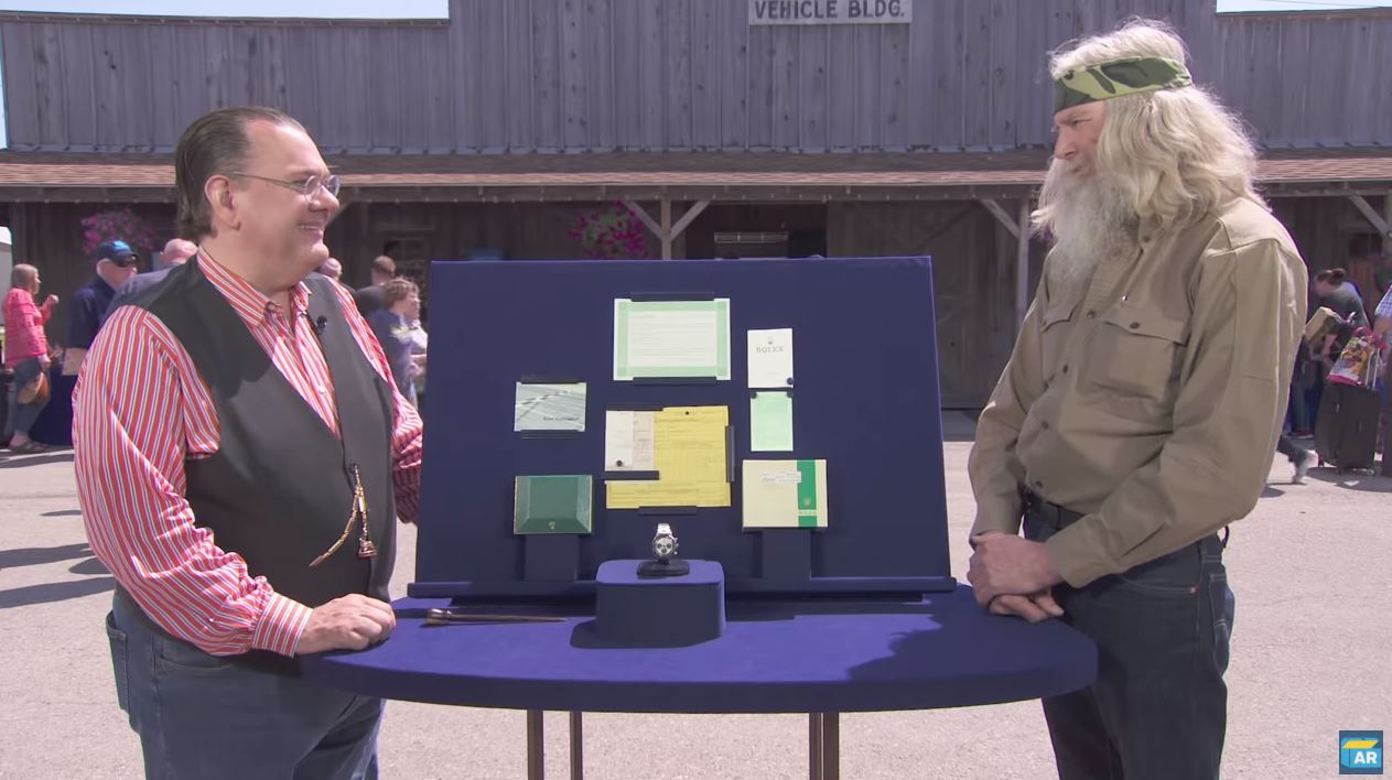 The man took the watch to the show The Antiques Roadshow to lear its value (PBS)