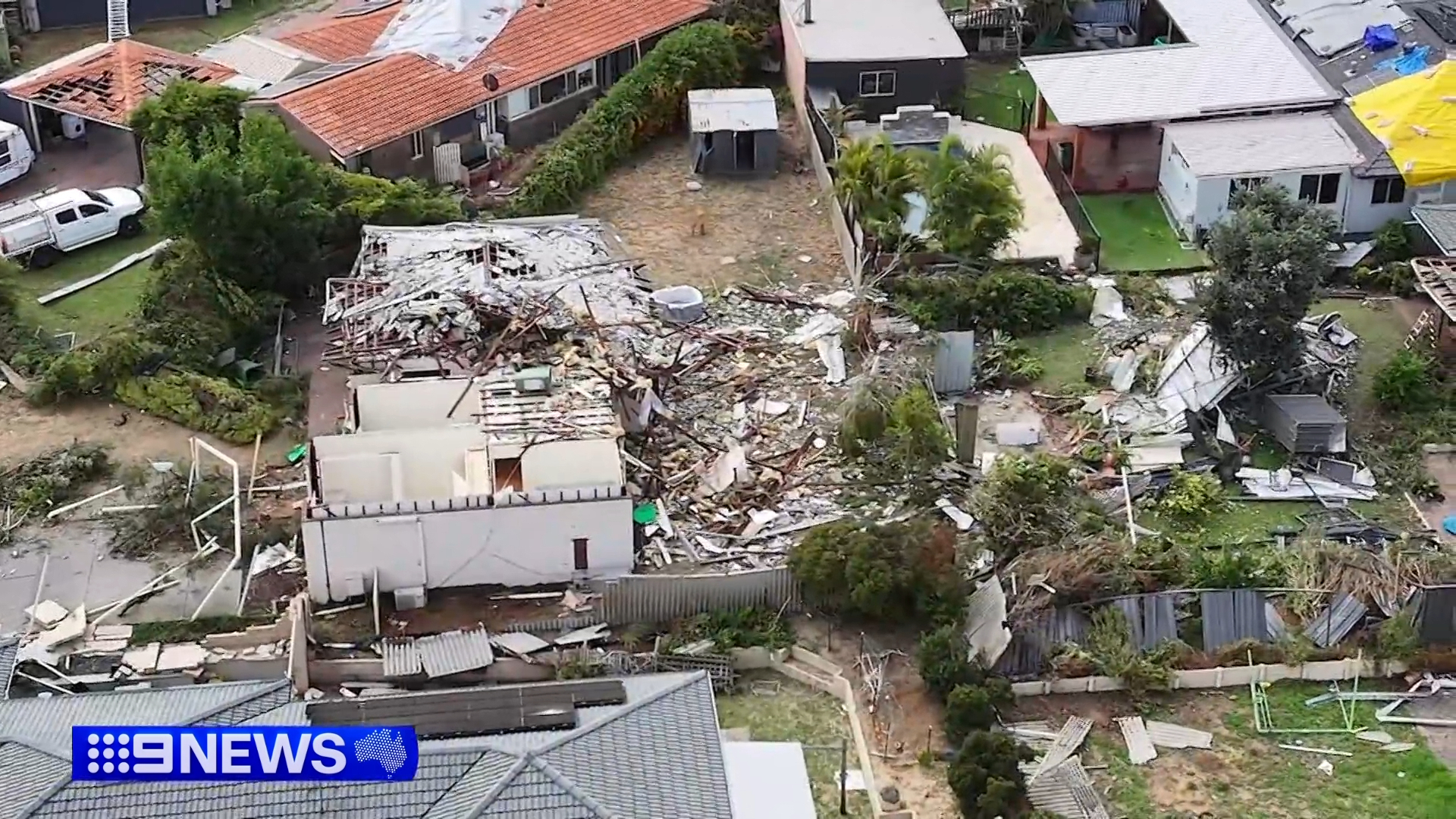 Bunbury tornado damage