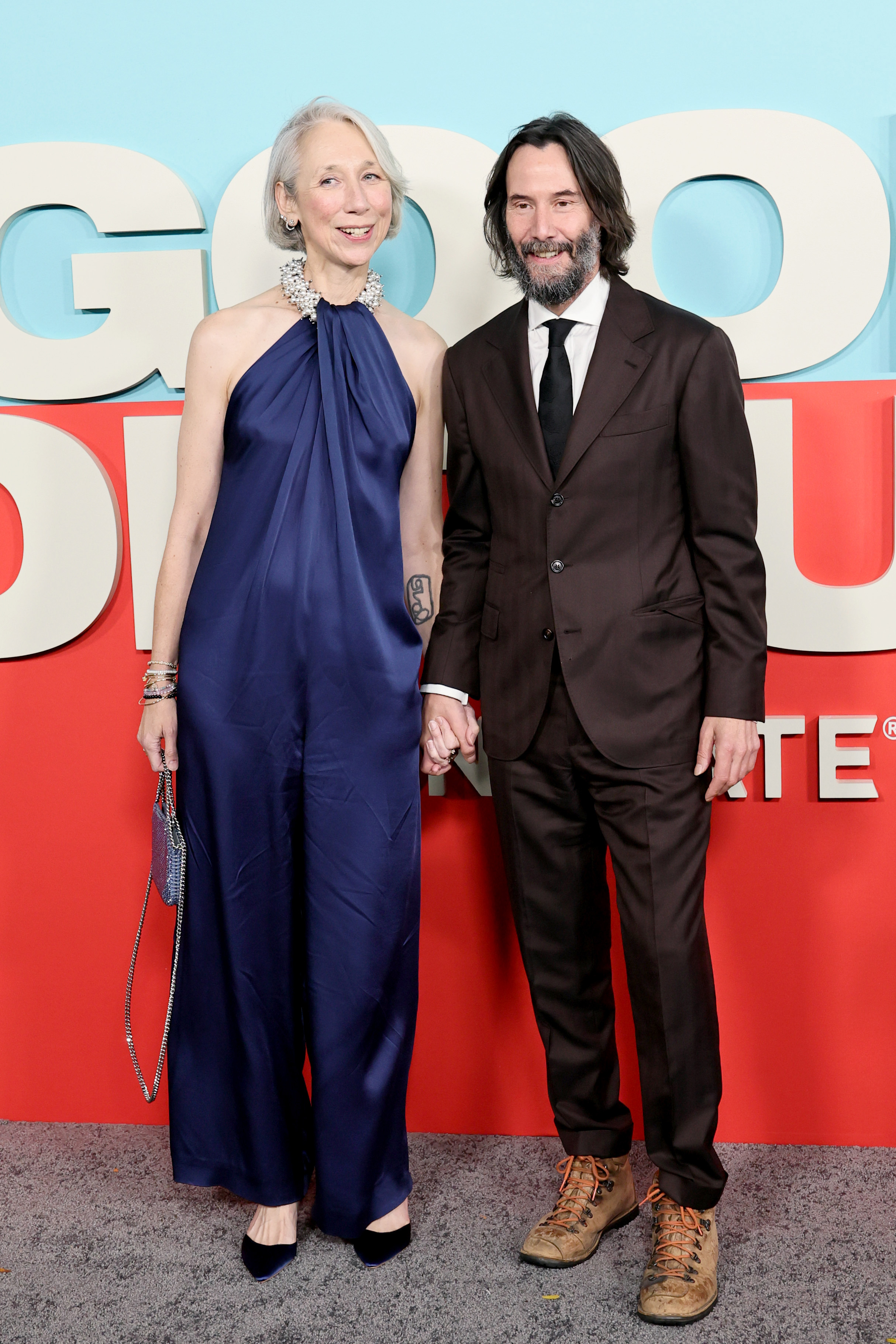Alexandra Grant and Keanu Reeves 