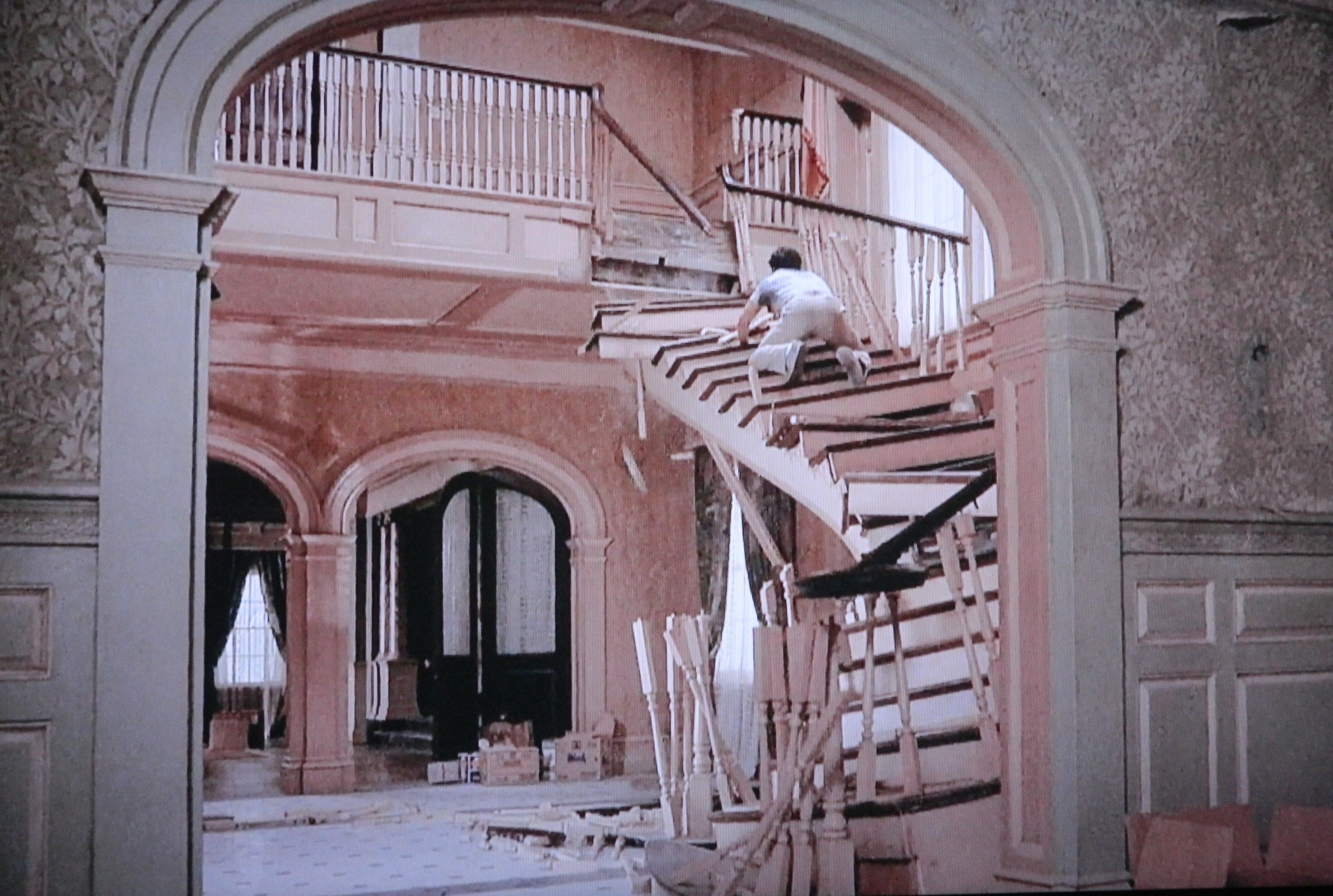 The white Colonial home used for exterior scenes in 1986 film Money Pit underwent its own extensive renovation in real life.