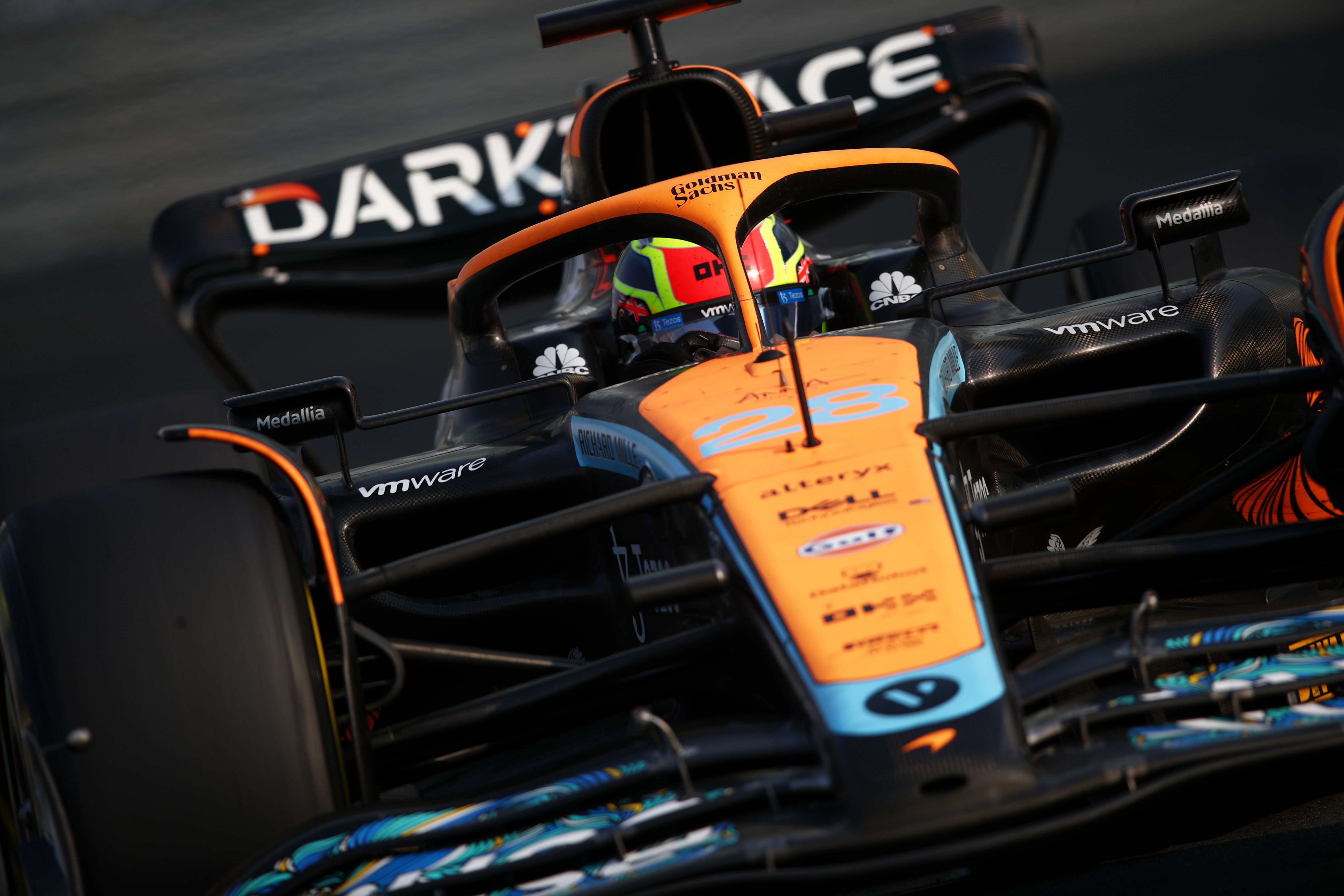 Oscar Piastri of Australia driving the McLaren MCL36 Mercedes on track during Formula 1 testing at Yas Marina Circuit on November 22, 2022 in Abu Dhabi, United Arab Emirates. (Photo by Joe Portlock - Formula 1/Formula 1 via Getty Images)