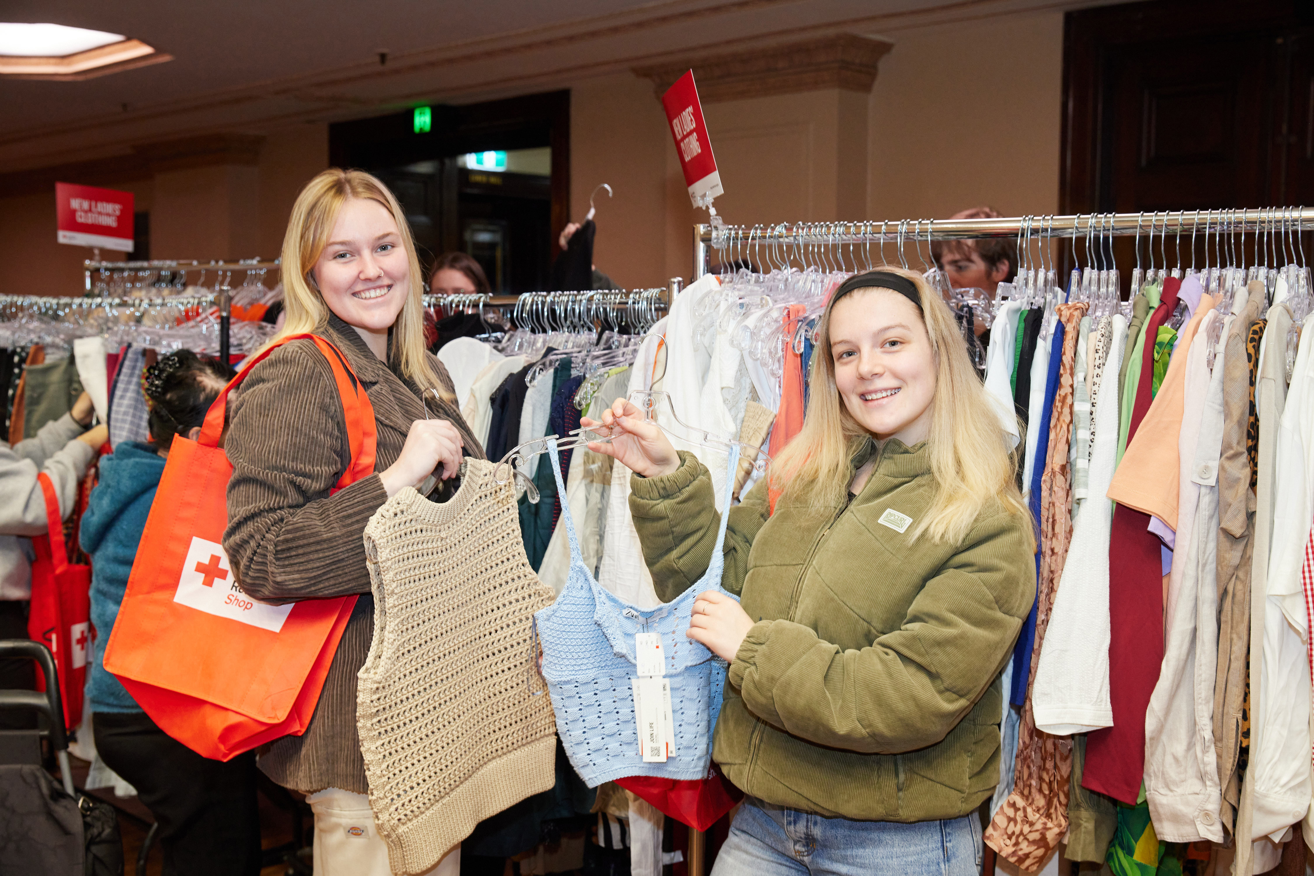 Aussies are being urged to have a clear-out for op shops - but not to donate fast fashion  pieces and ﻿only give clothes they'd like to buy themselves.Research says $20 billion dollars worth of clothes that could be donated to charity shops are sitting idle in Aussie wardrobes, with 84 per cent of people admitting to having clothes they never wear.