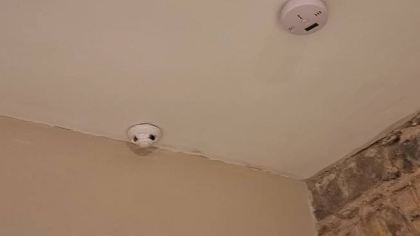 hidden pinhole camera in drywall