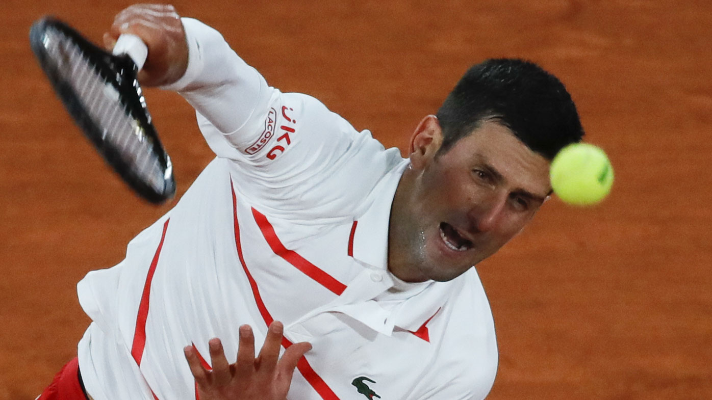 French Open results Novak Djokovic ties NadalFederer record with