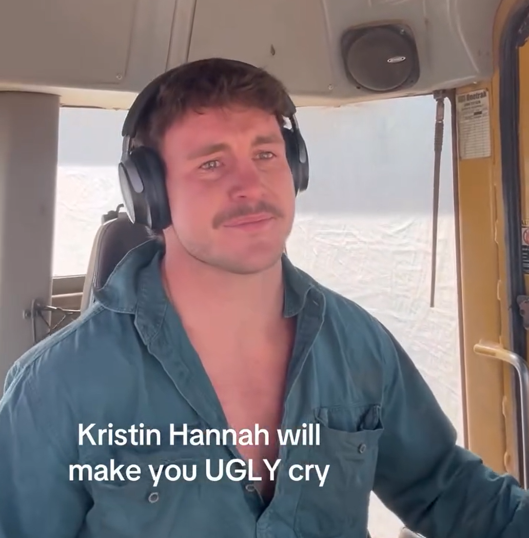 Luke Bateman isn't afraid to cry on camera over his favourite fictional characters.