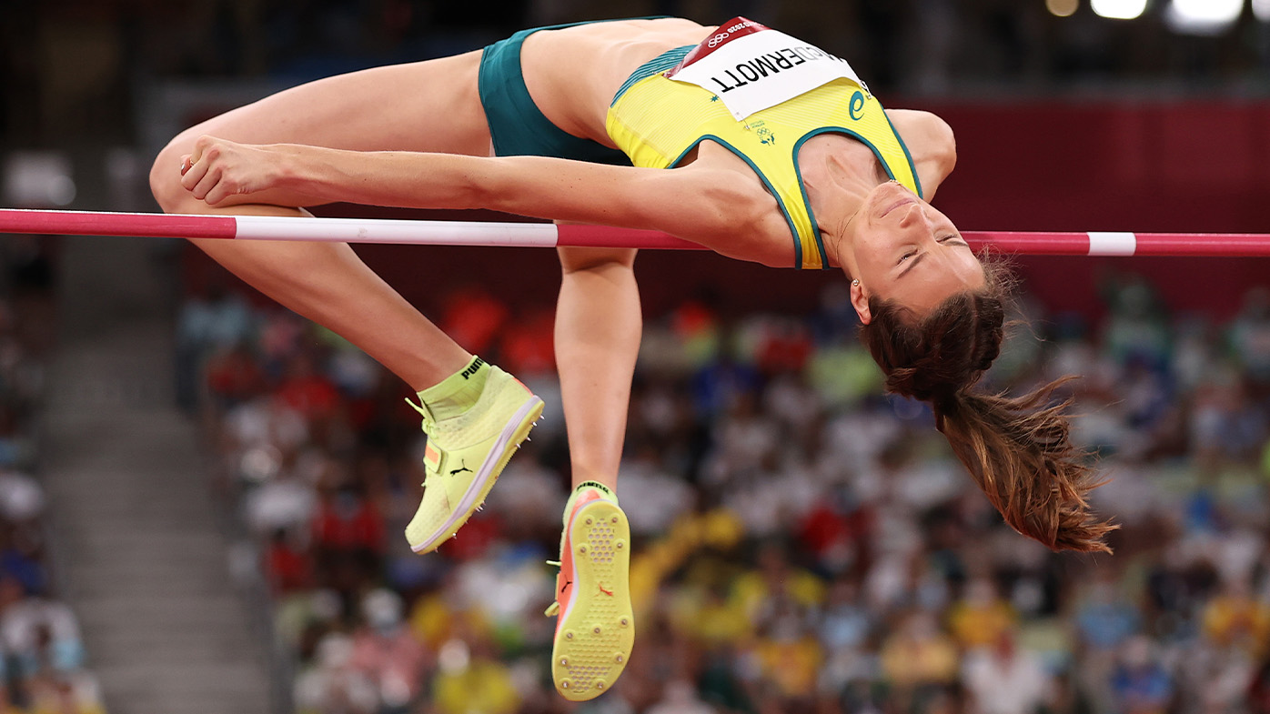 Nicola McDermott gana medalla de plata en salto de altura femenino