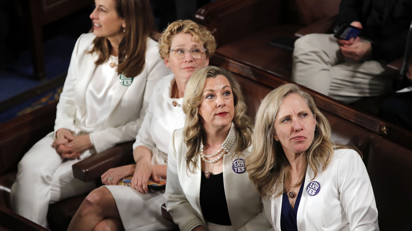 Democratic congresswomen wore white during the State of the Union to advocate for women's rights.