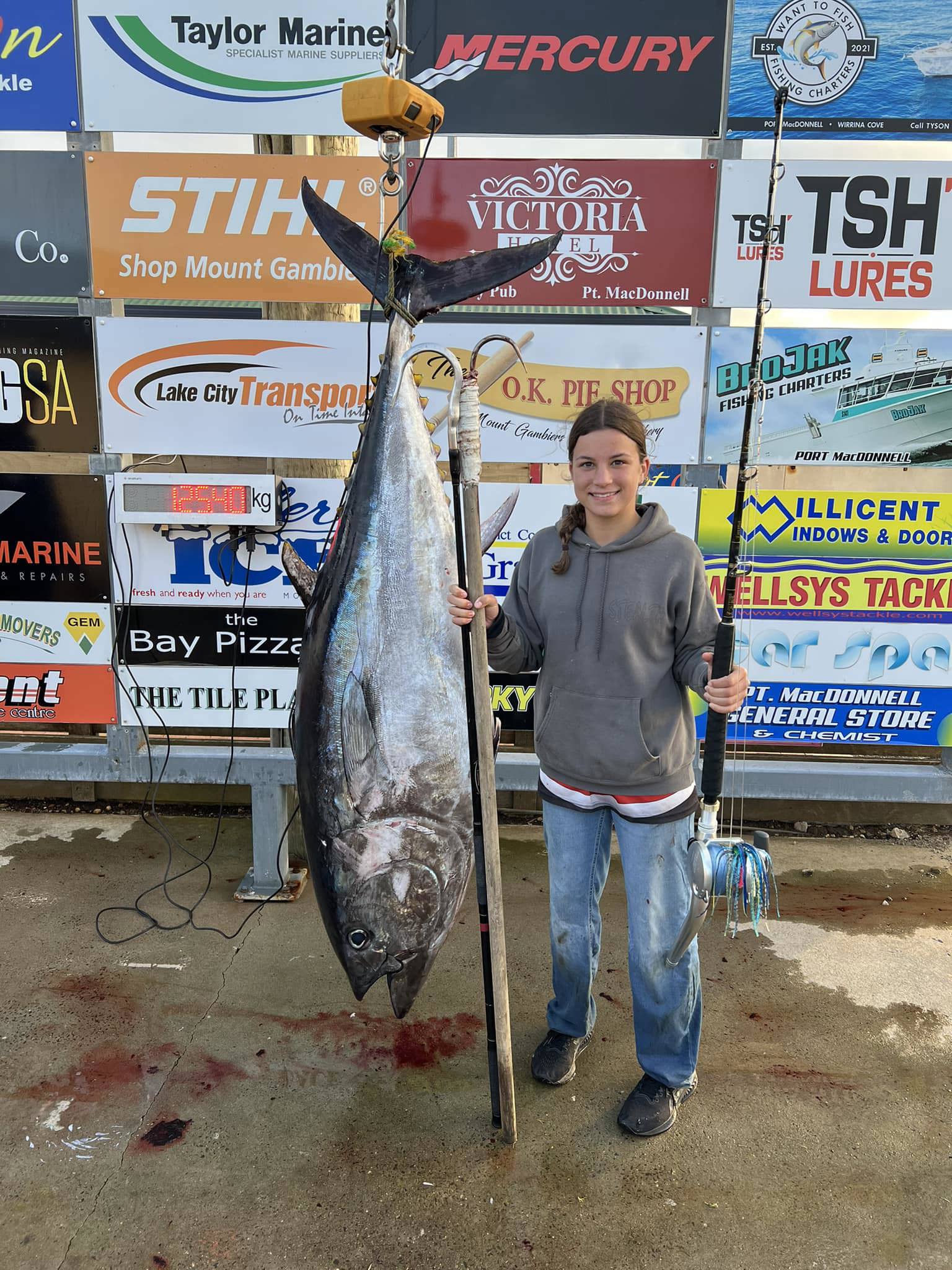 Emma Spiteri catches record-breaking bluefin tuna