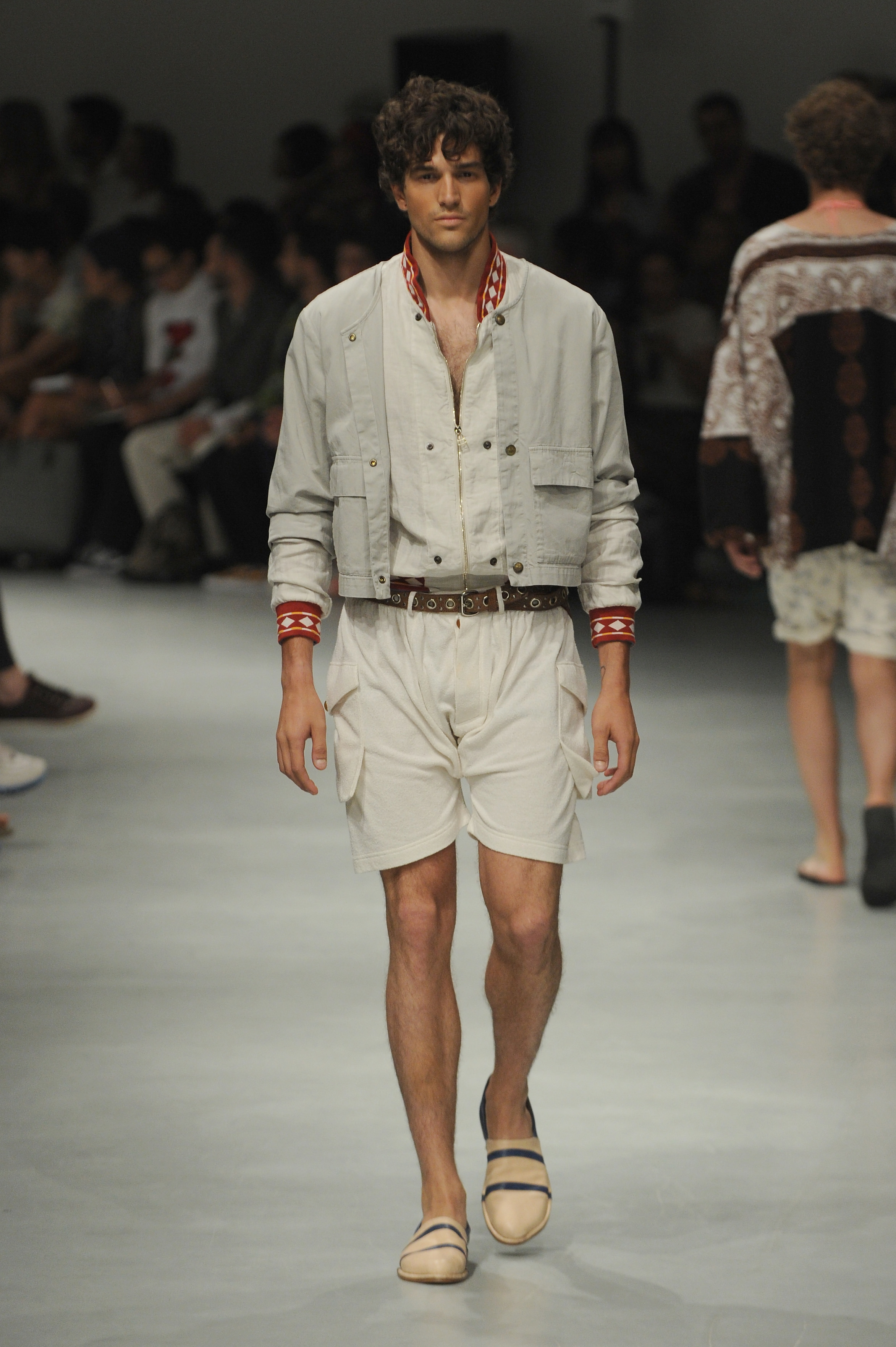Paul Anthony Kelly A model walks the runway at the Vivienne Westwood show during Milan Menswear Fashion Week Spring Summer 2014 on June 23, 2013 in Milan, Italy.