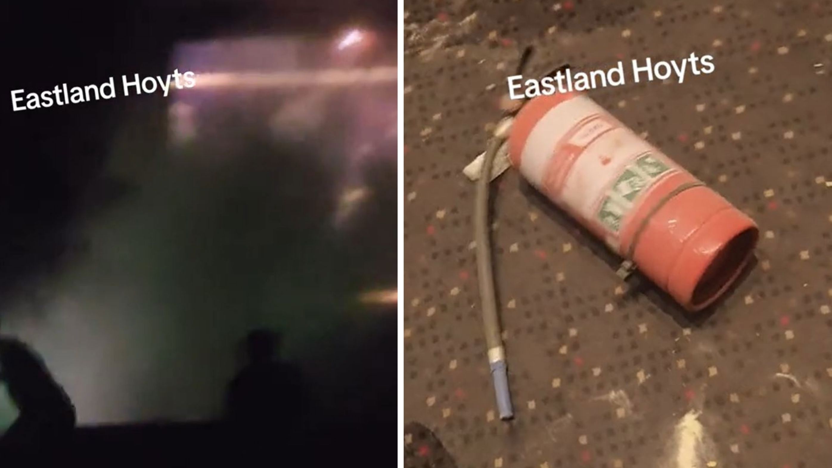 Chaos erupts in cinema leaving moviegoers 'choking and crying'