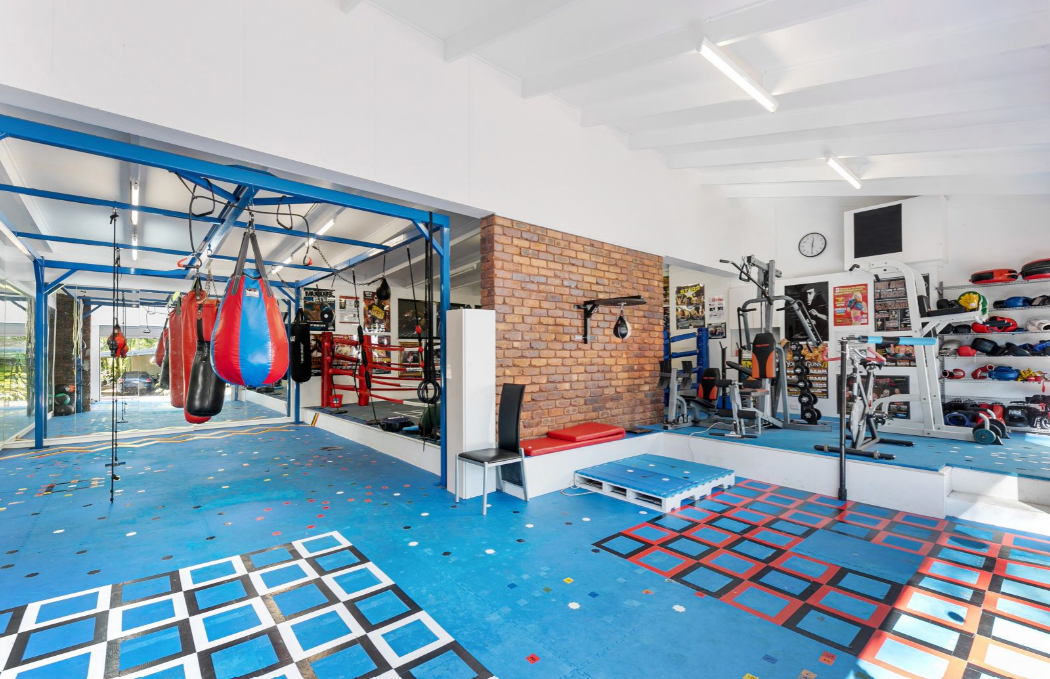 Property for sale in Tamborine Mountain, Queensland, that comes with its own boxing ring.