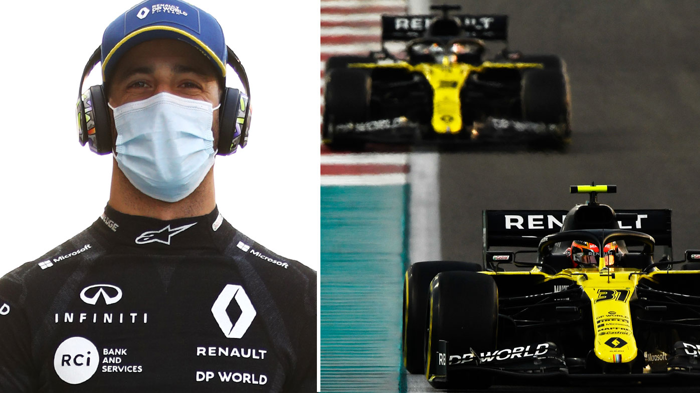 Daniel Ricciardo farewells Renault Racing. (Getty)