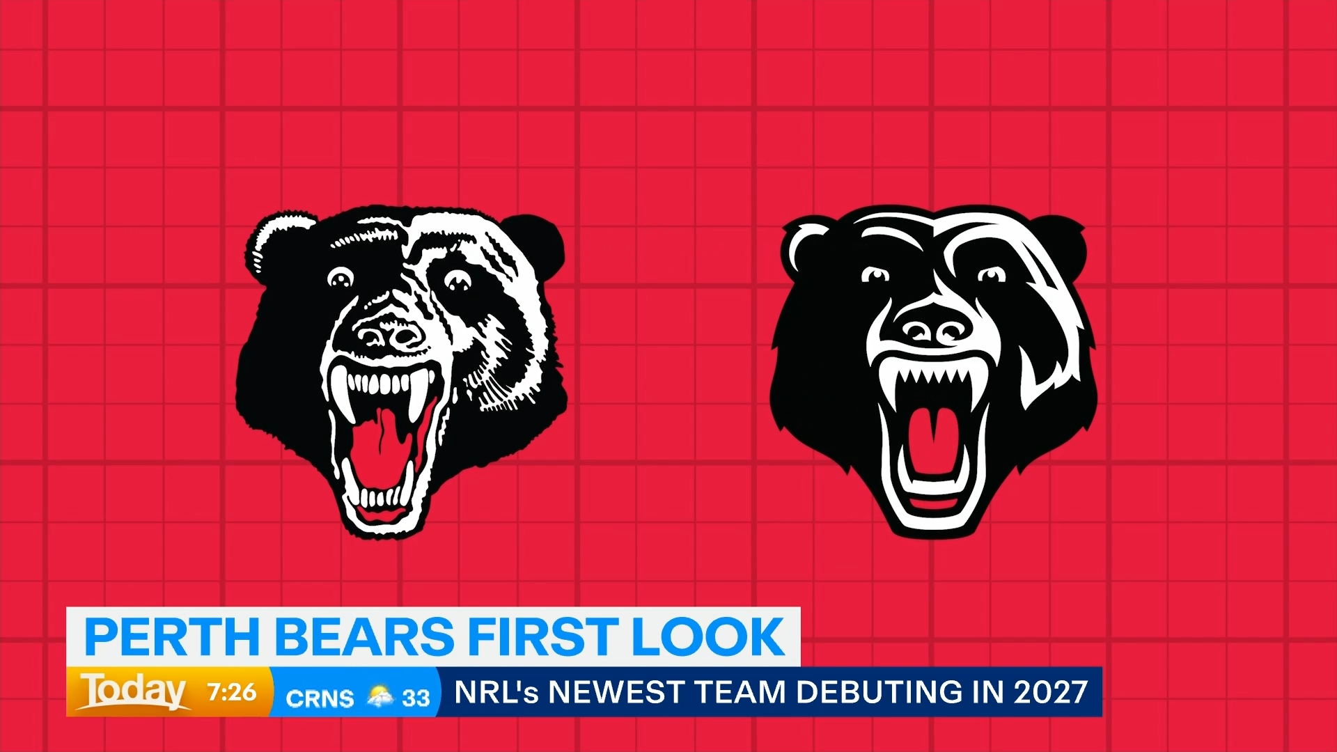 The Perth Bears unveil their new logo, showcasing the club's connection between its past and its future.