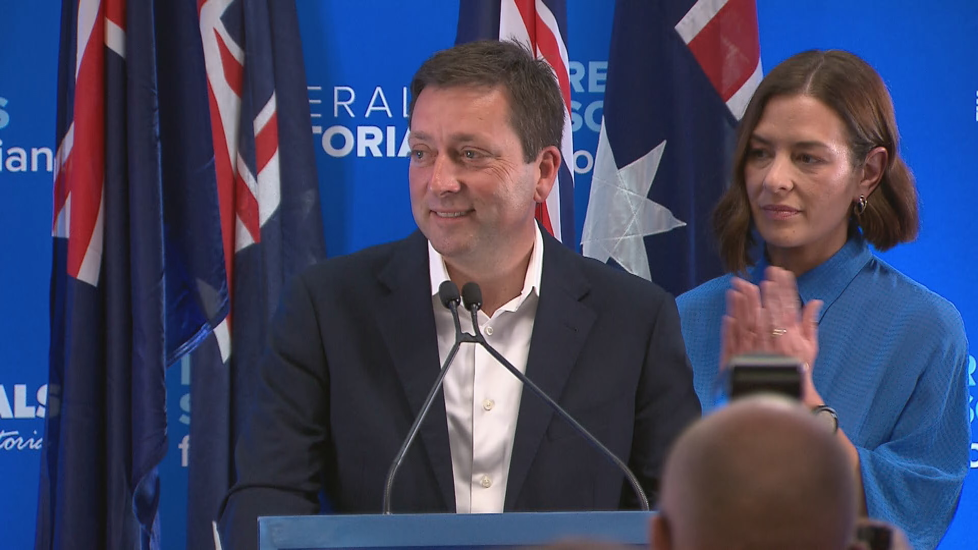 Opposition Leader Matthew Guy has conceded.