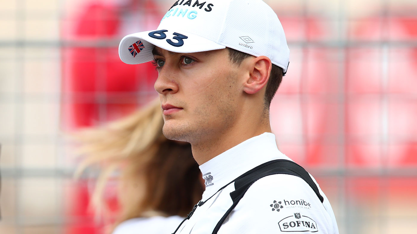 Williams driver George Russell.