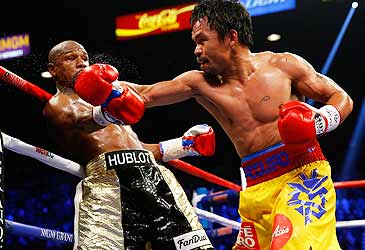 Floyd Mayweather Jr v Manny Pacquiao (Getty)