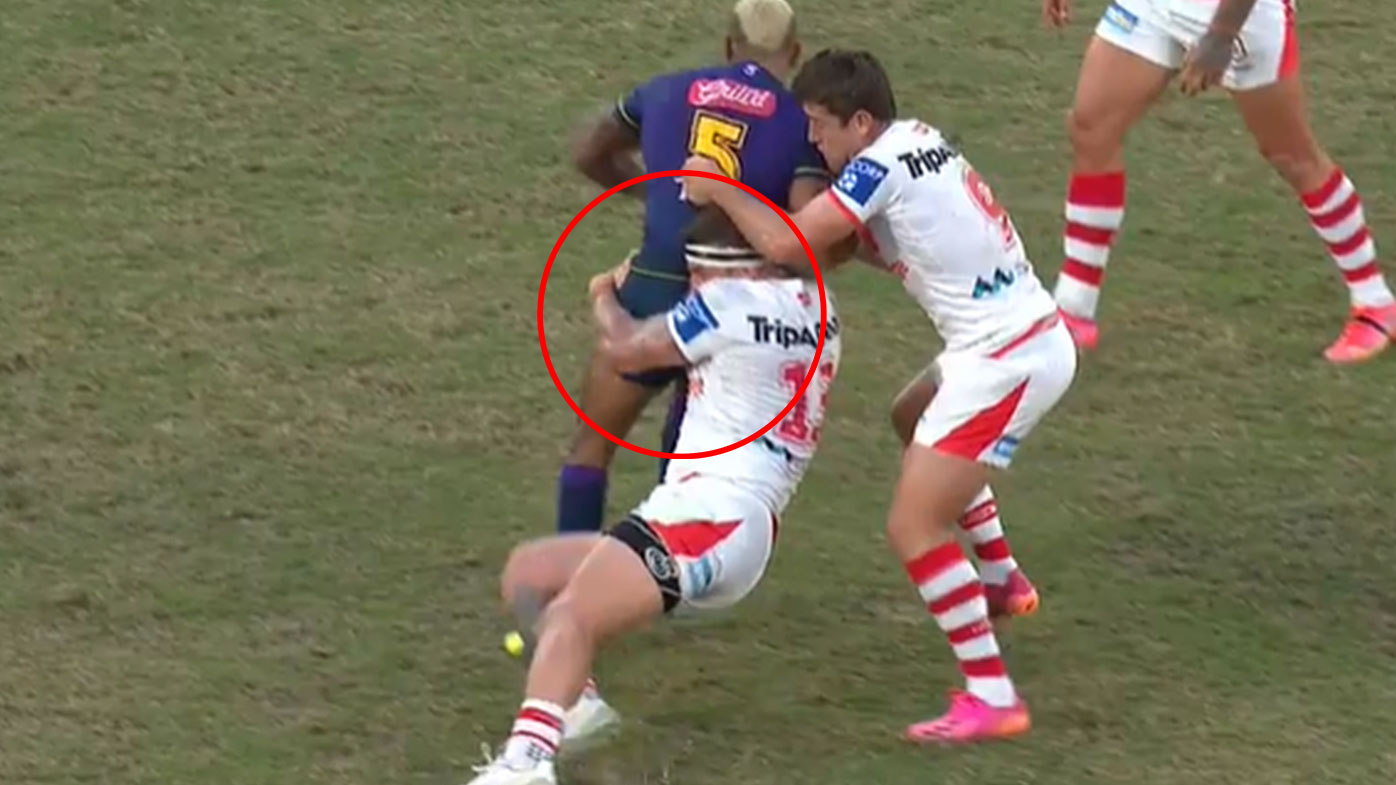 Josh McGuire's hip drop tackle