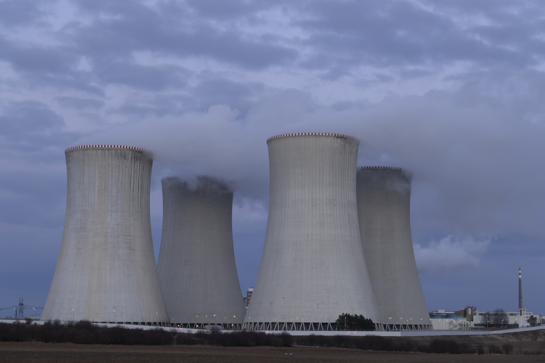 Nuclear power station Dukovany, Vysocina region, Czech republic