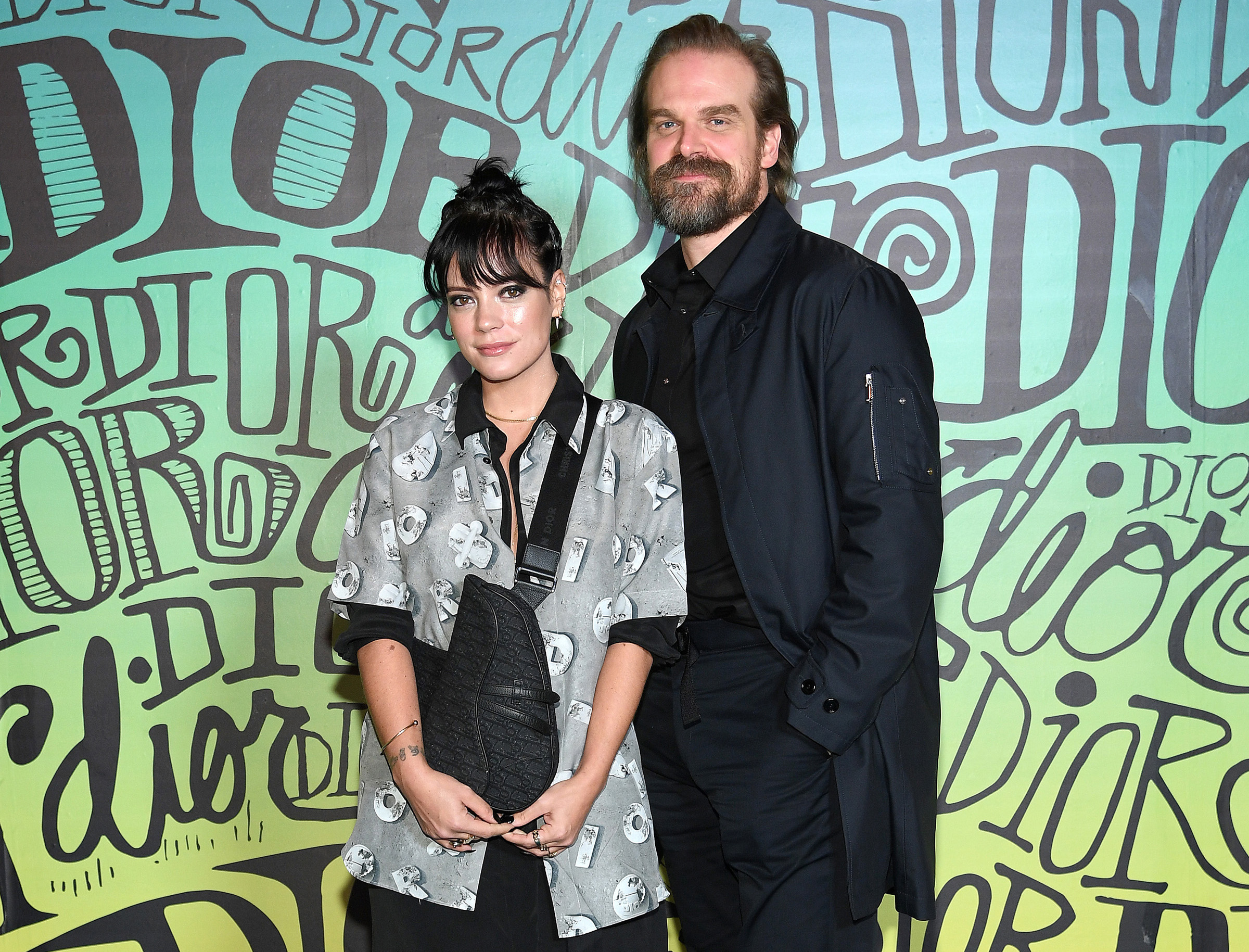 Lily Allen and David Harbour.