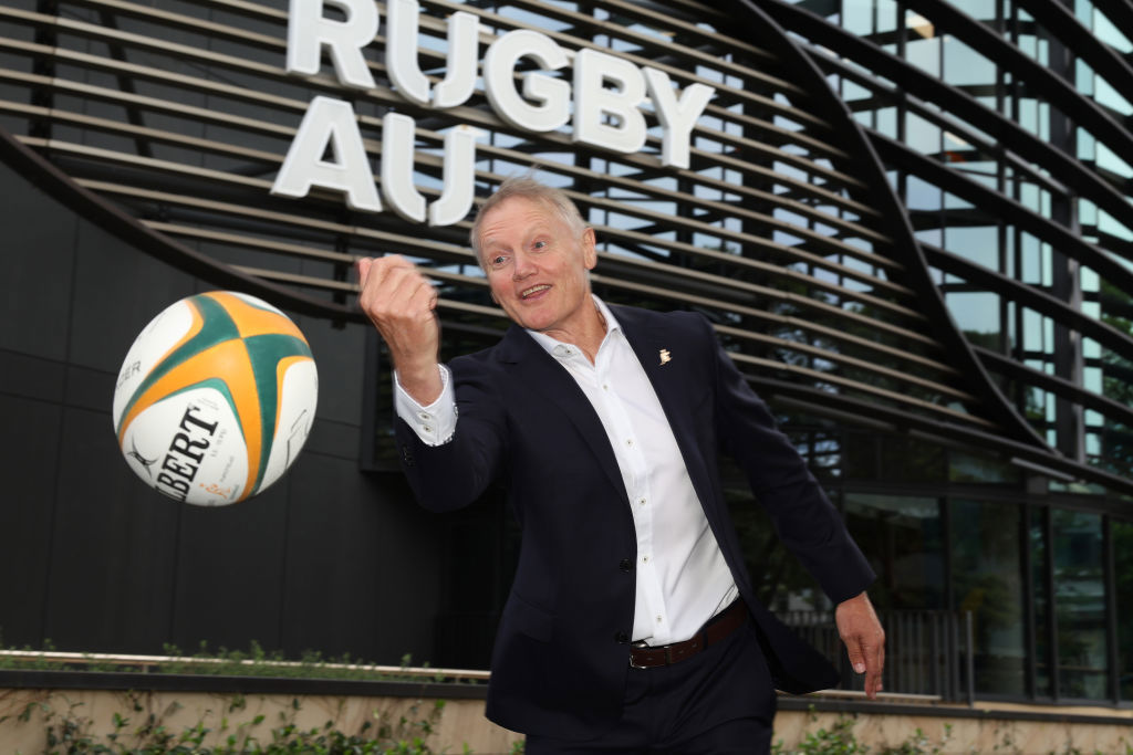 New Wallabies coach Joe Schmidt at Allianz Stadium.