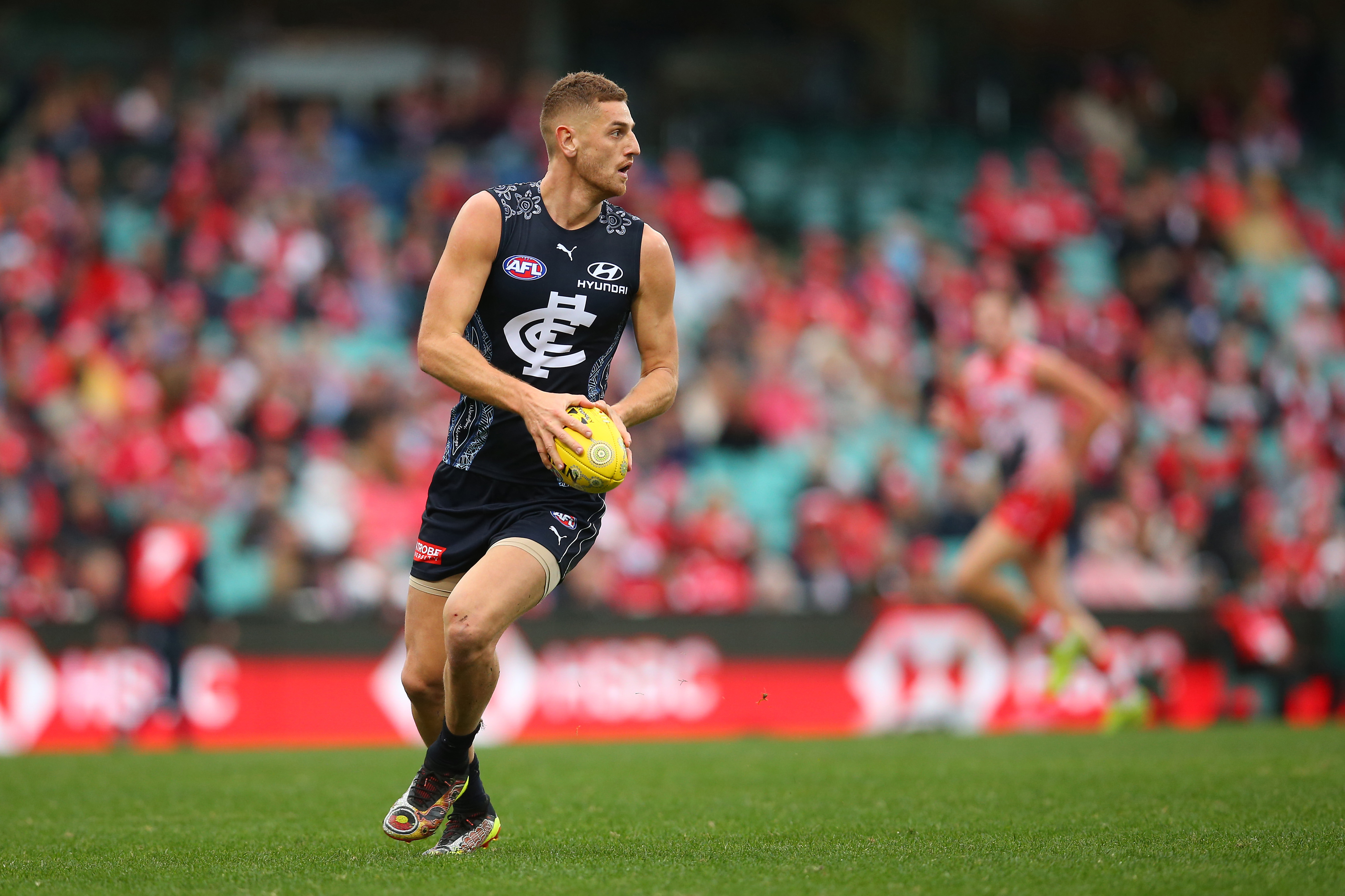 Jones is loving life at Whitten Oval.