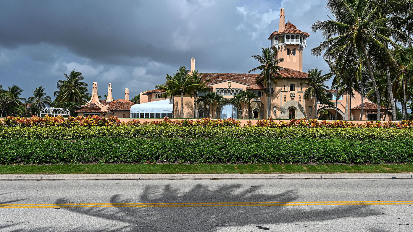 La casa del expresidente Donald Trump, conocida como Mar-a-Lago, en Florida.