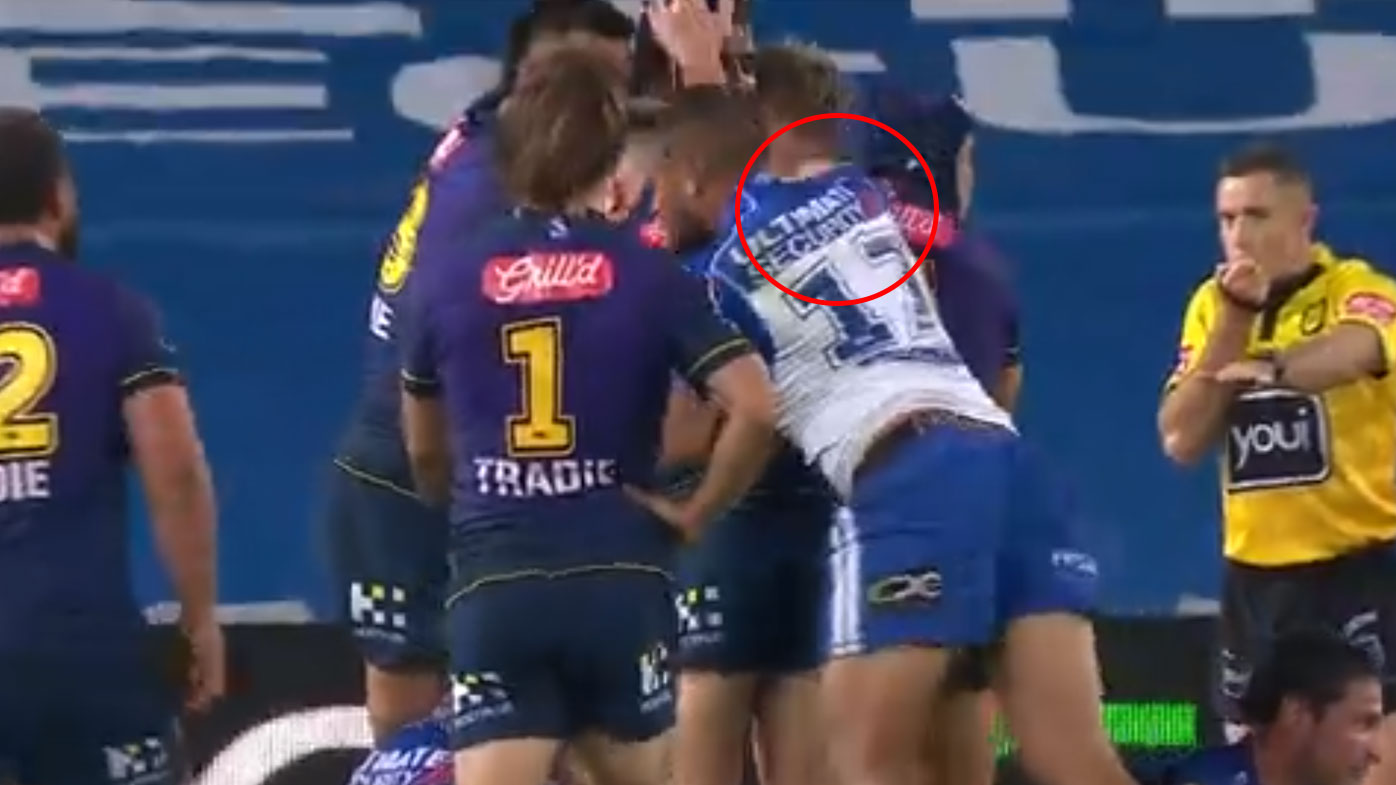 Dogs, Storm cop double sin bin. (Twitter)