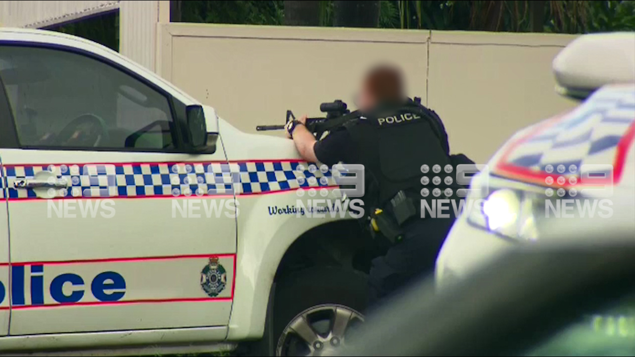 Queensland police fatally shoot armed man in Ipswich.