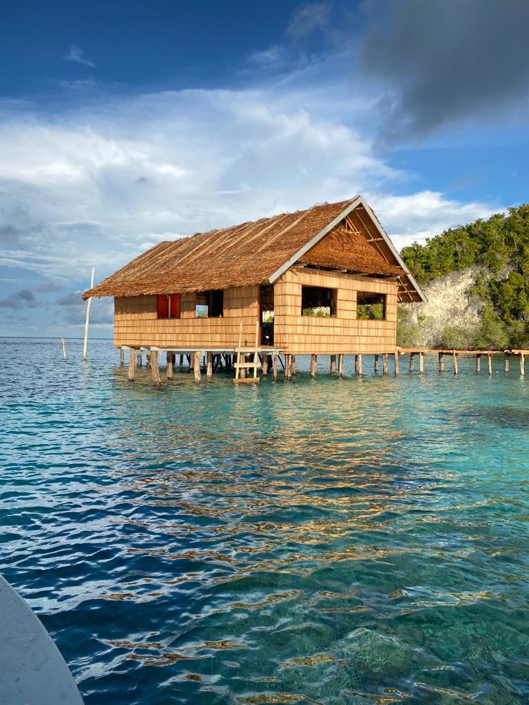 Raja Ampat Research and Conservation Centre (RARCC) facility on Kri Island.