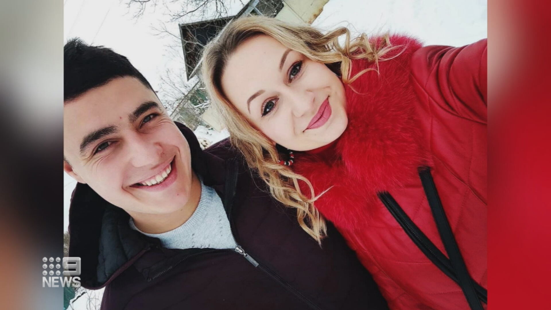 Ms Nykytyuk got engaged just two weeks ago to her fiancé Sasha, who has now volunteered to fight.