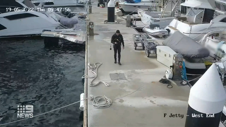 Bailey Haffner was spotted on CCTV after the attack. 