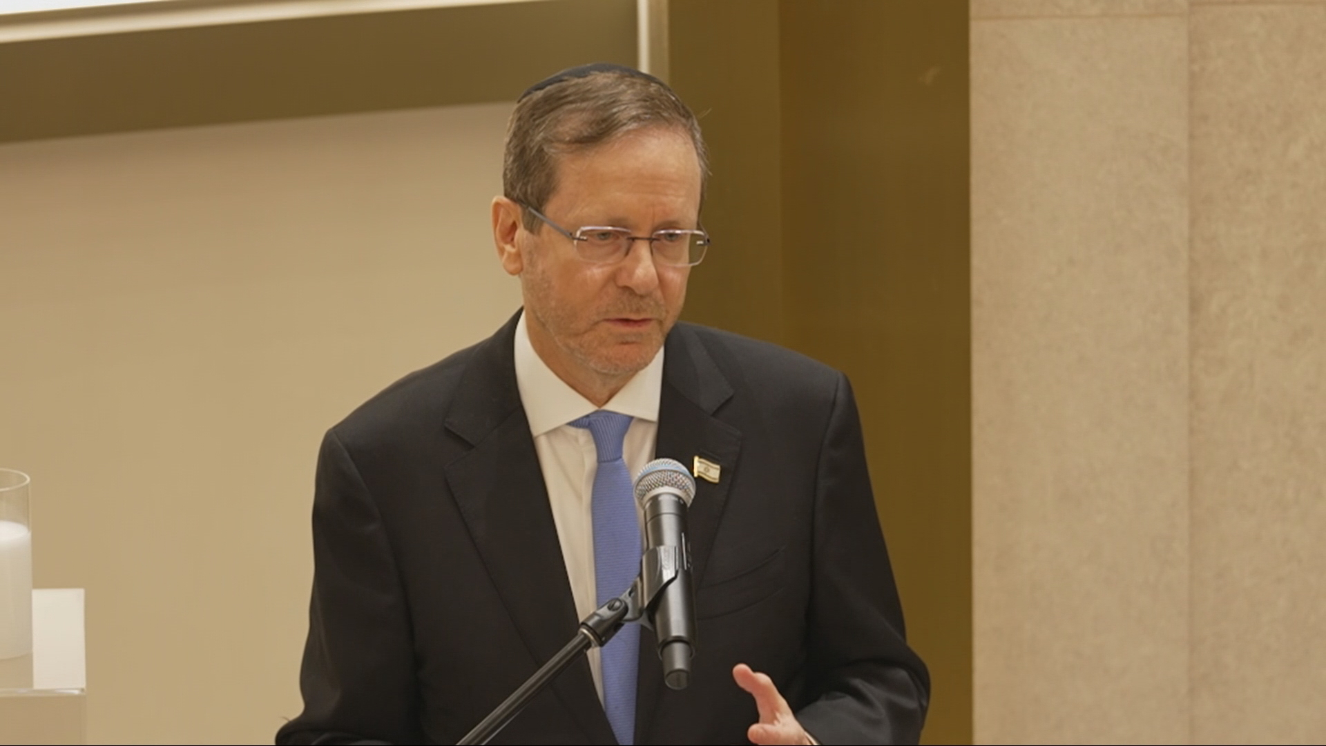 Herzog has paid tribute to the "beautiful souls" killed in the December 14 attack.