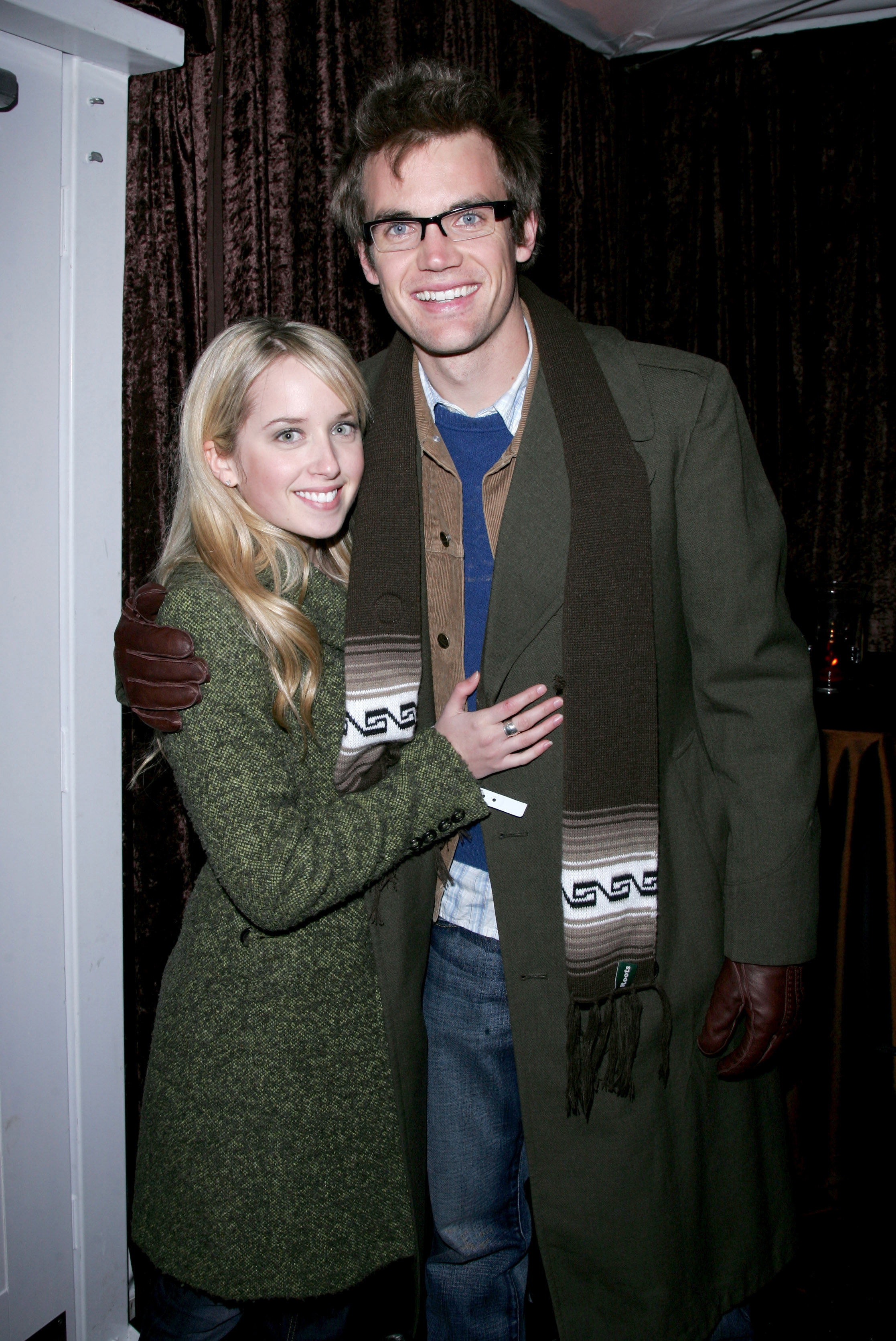 Megan Park and Tyler Hilton during 2007 Park City - William Morris Party at The Shop in Park City, Utah, United States. (Photo by James Devaney/WireImage)