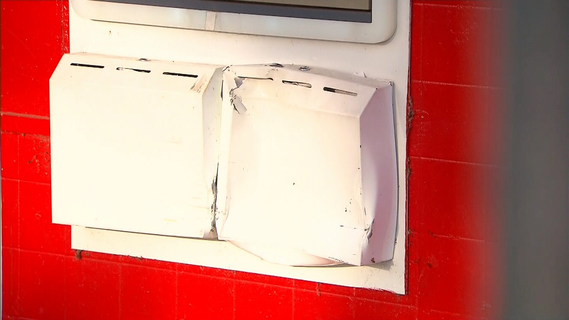 A man was pinned to an ATM by an alleged drunk driver.