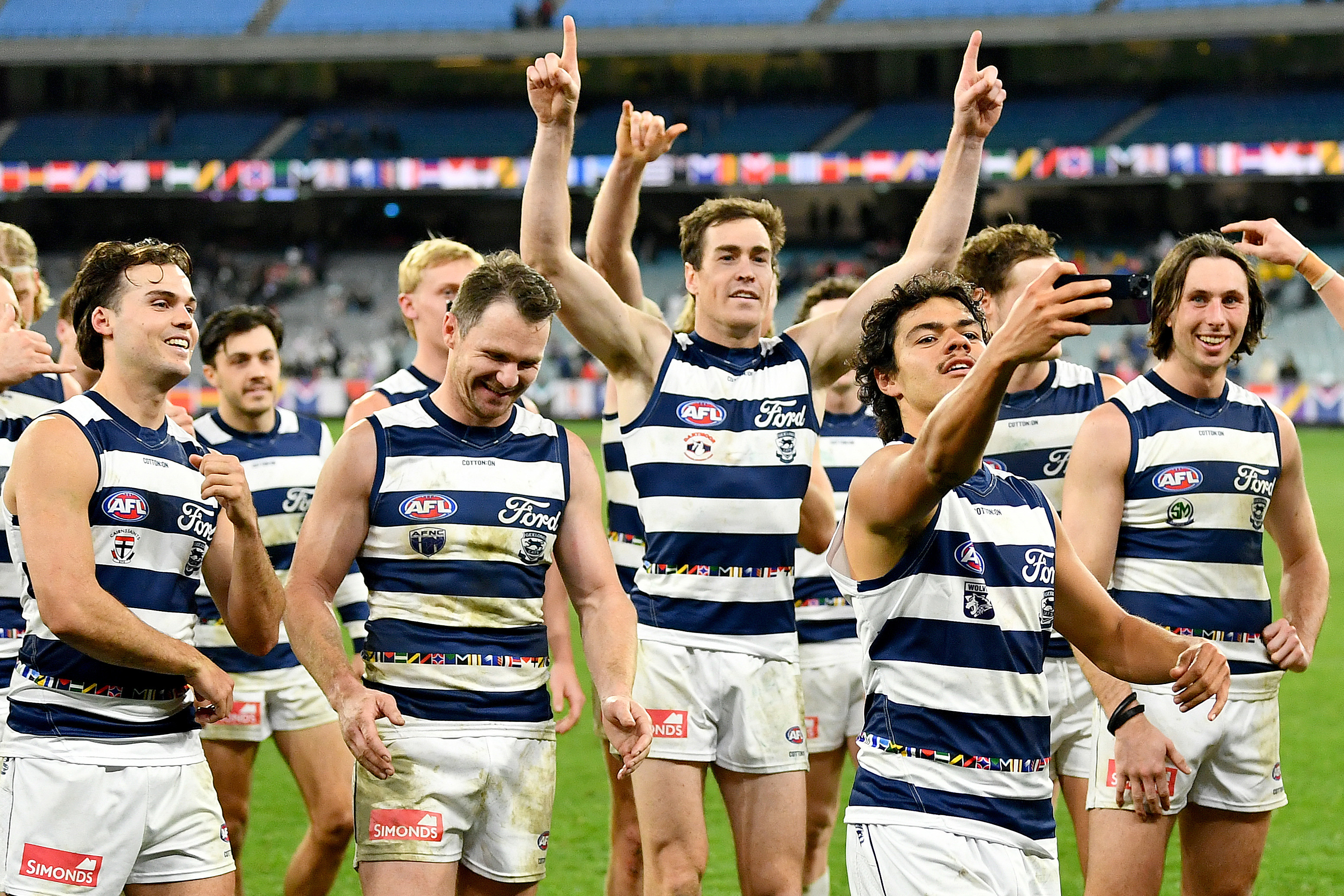 Geelong players