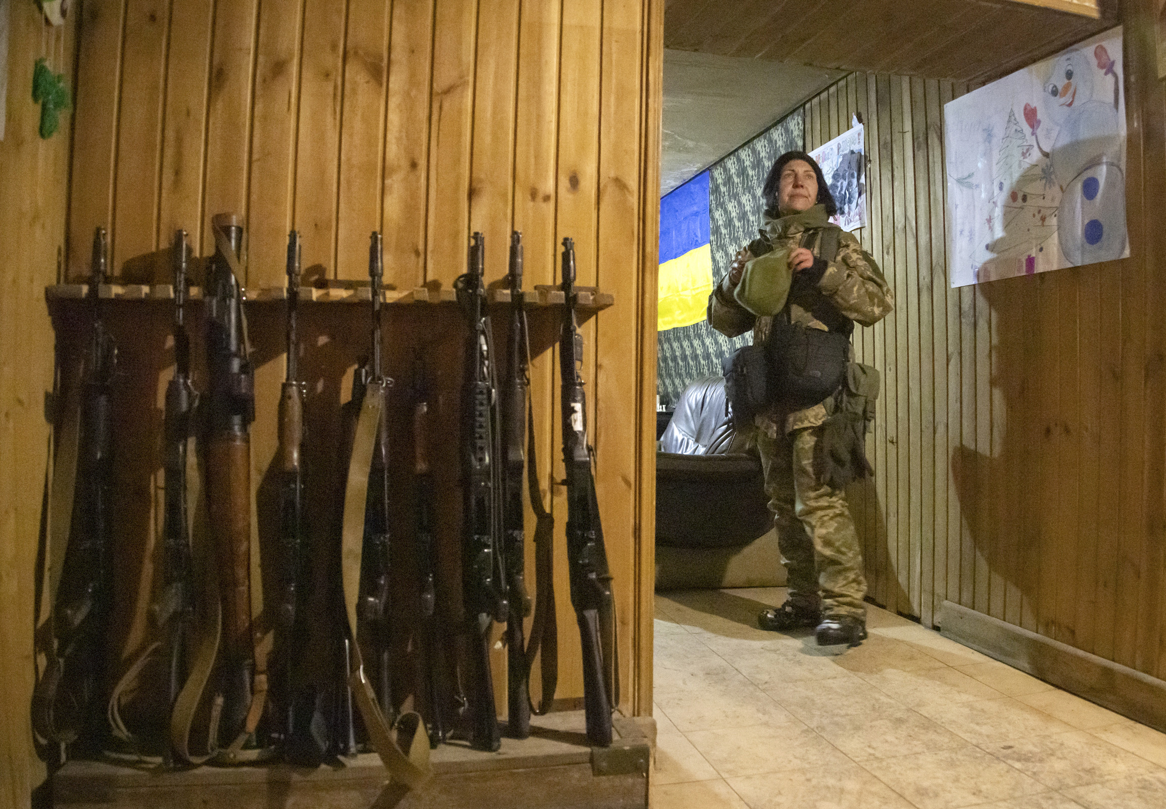 As many as 100,000 Russian troops have remained amassed at the Ukrainian border.