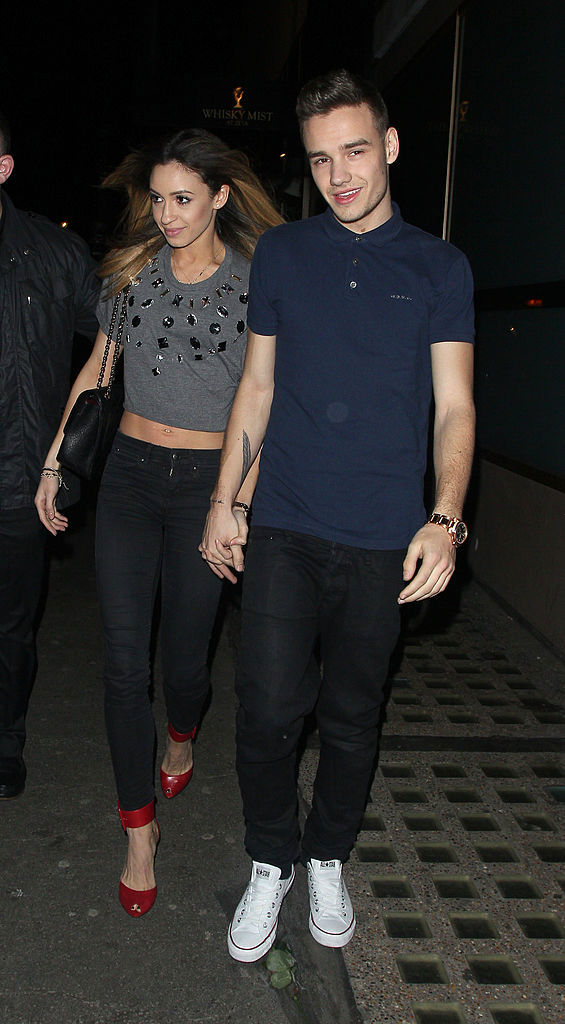 LONDON, UNITED KINGDOM - APRIL 02: Danielle Peazer and Liam Payne at Whiskey Mist night club on April 2, 2013 in London, England. (Photo by Mark Robert Milan/FilmMagic)