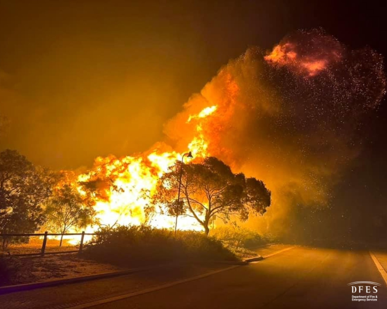 "The fire was so fierce and fast moving. It was like fire clouds throwing millions of embers kilometres in front of the fire. I've not seen anything like it before." Nikki Woods, Gingin Volunteer Fire and Rescue