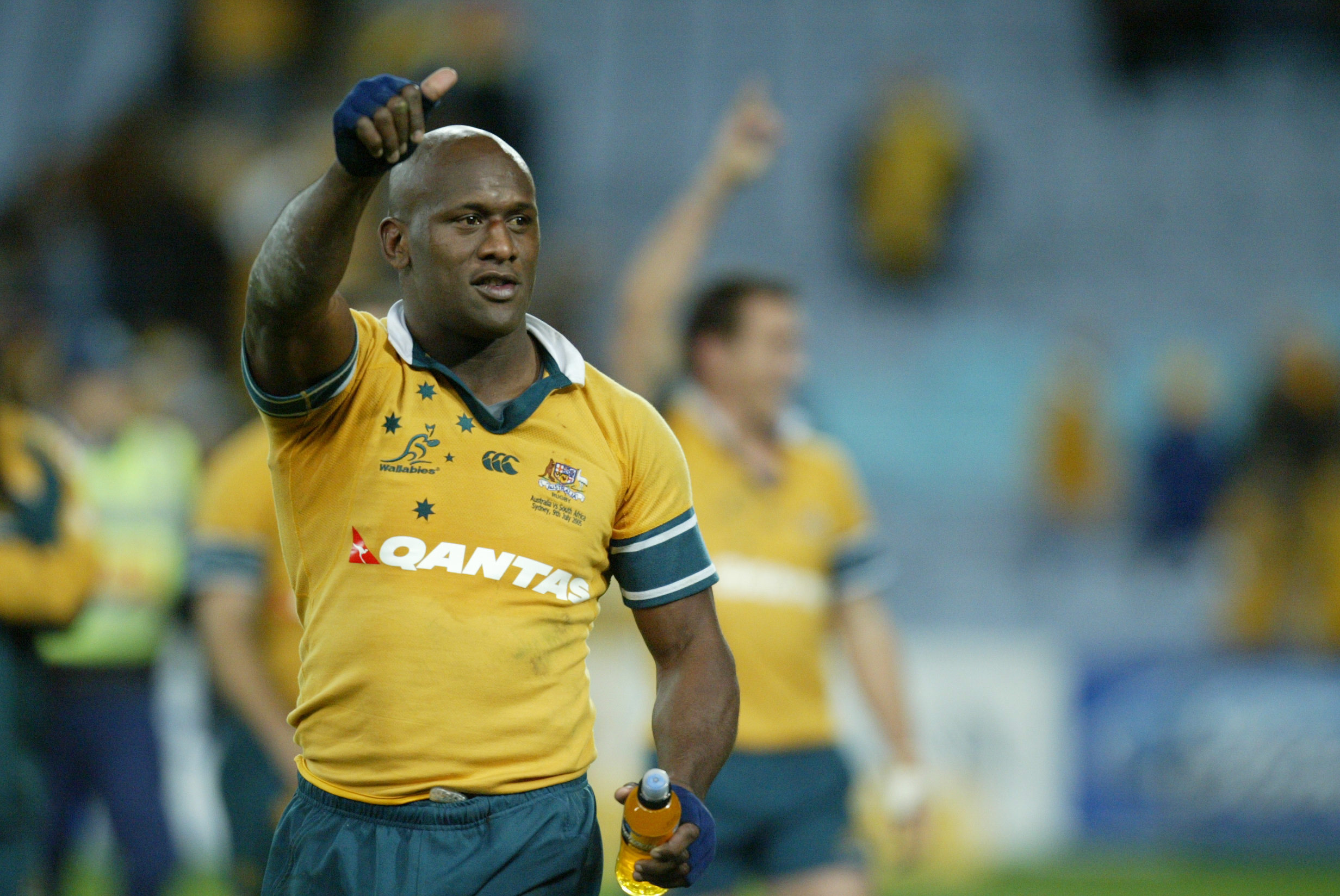 Wendell Sailor suona per i Wallabies nel 2005.