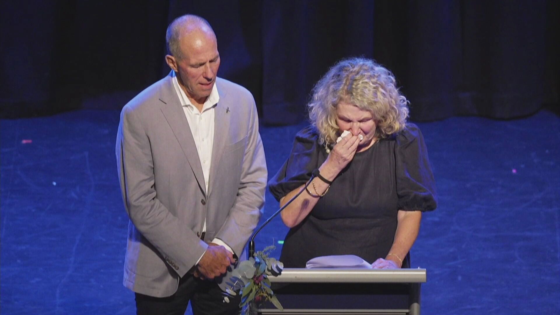 Jake and Callum Robinson's parents, Debra and Martin, reflected on their sons' "beautiful lives" at the memorial service.