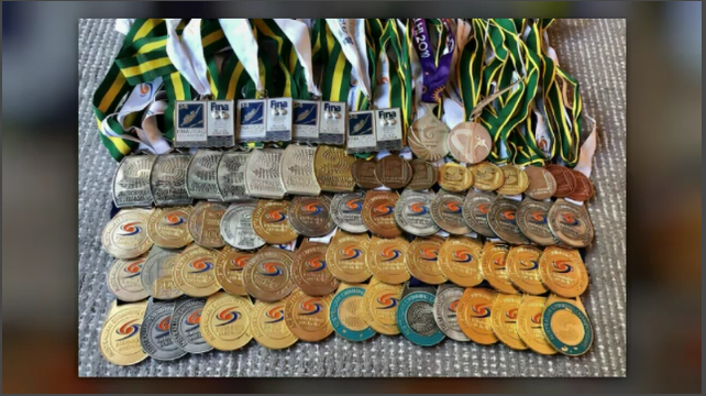 Christie was looking to make a big windfall on the medals after buying them for just $300 from Lloyds Auctions.