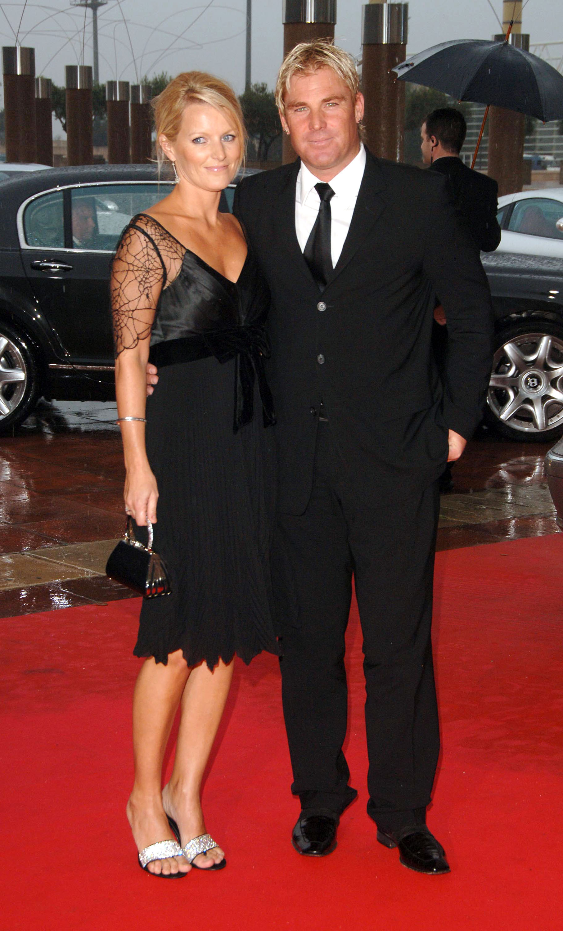 Simone Warne and Shane Warne in 2007.