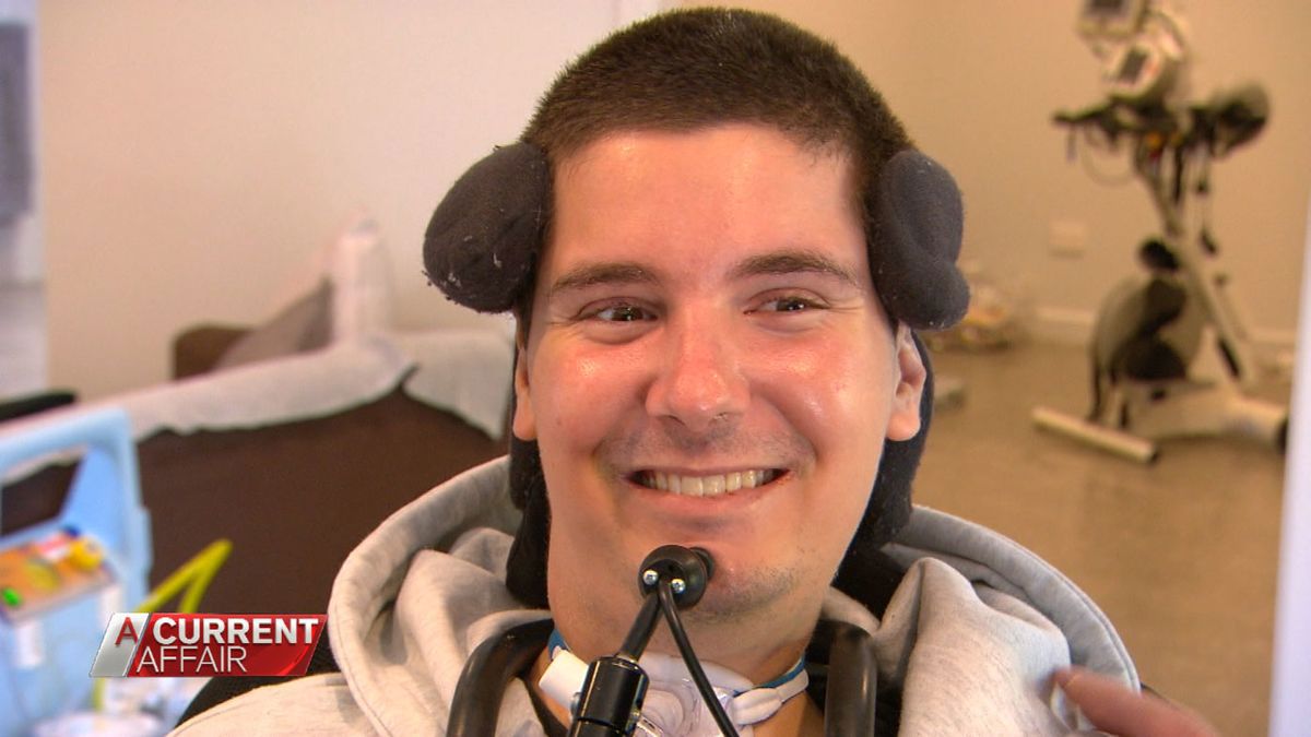 Kurt was paralysed in a freak on-field accident.