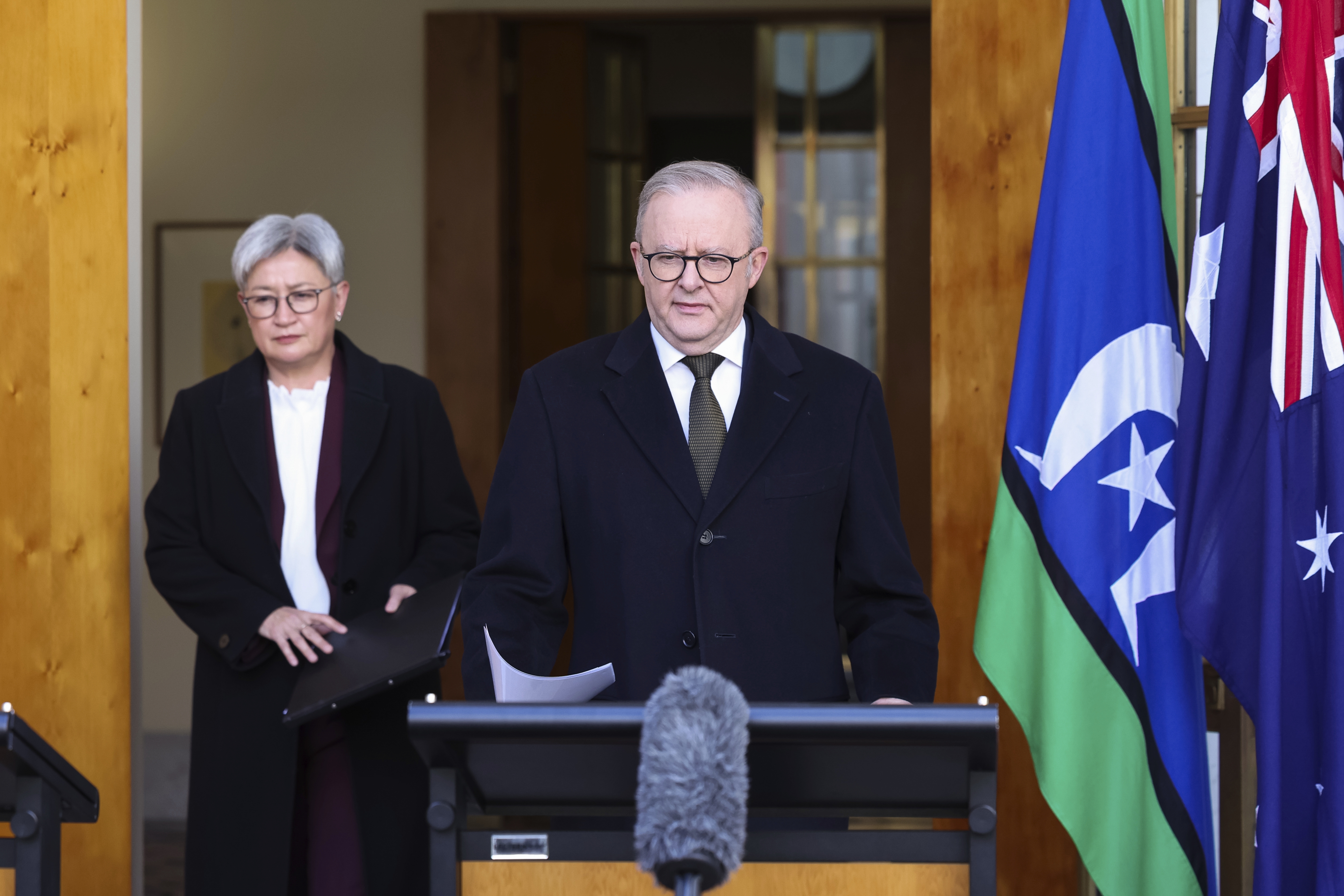 Foreign Affairs Minister Penny Wong and Prime Minister Anthony Albanese say Australia will recognise Palestinian statehood.