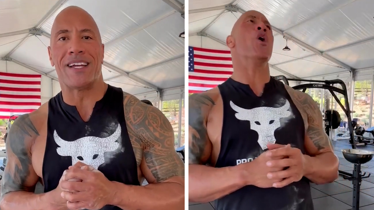 Dwayne 'The Rock' Johnson has taken to Instagram to send an inspiring message of support to the Samoan rugby league team on the eve of their World Cup final clash against the Kangaroos in Manchester.