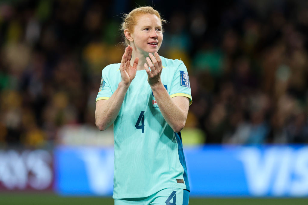 Clare Polkinghorne of the Matildas