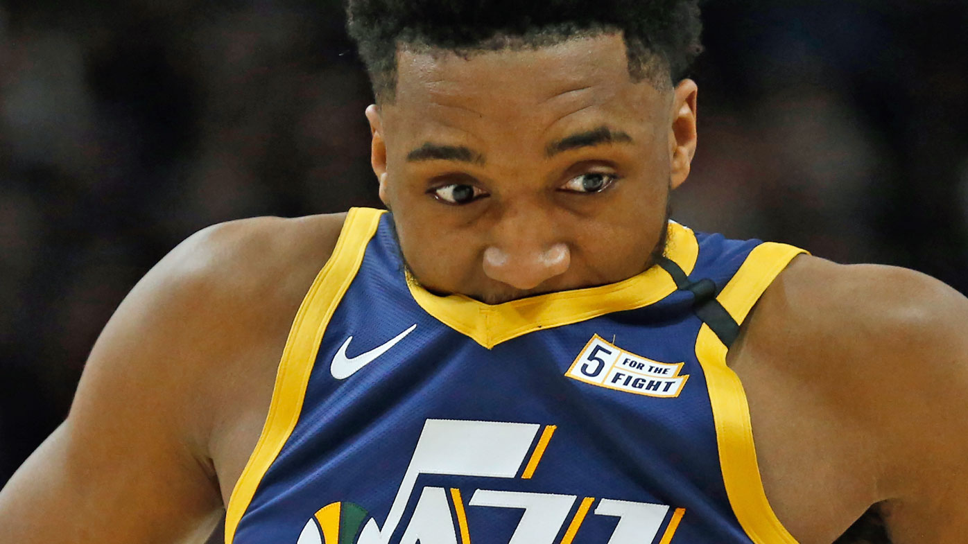Utah Jazz guard Donovan Mitchell