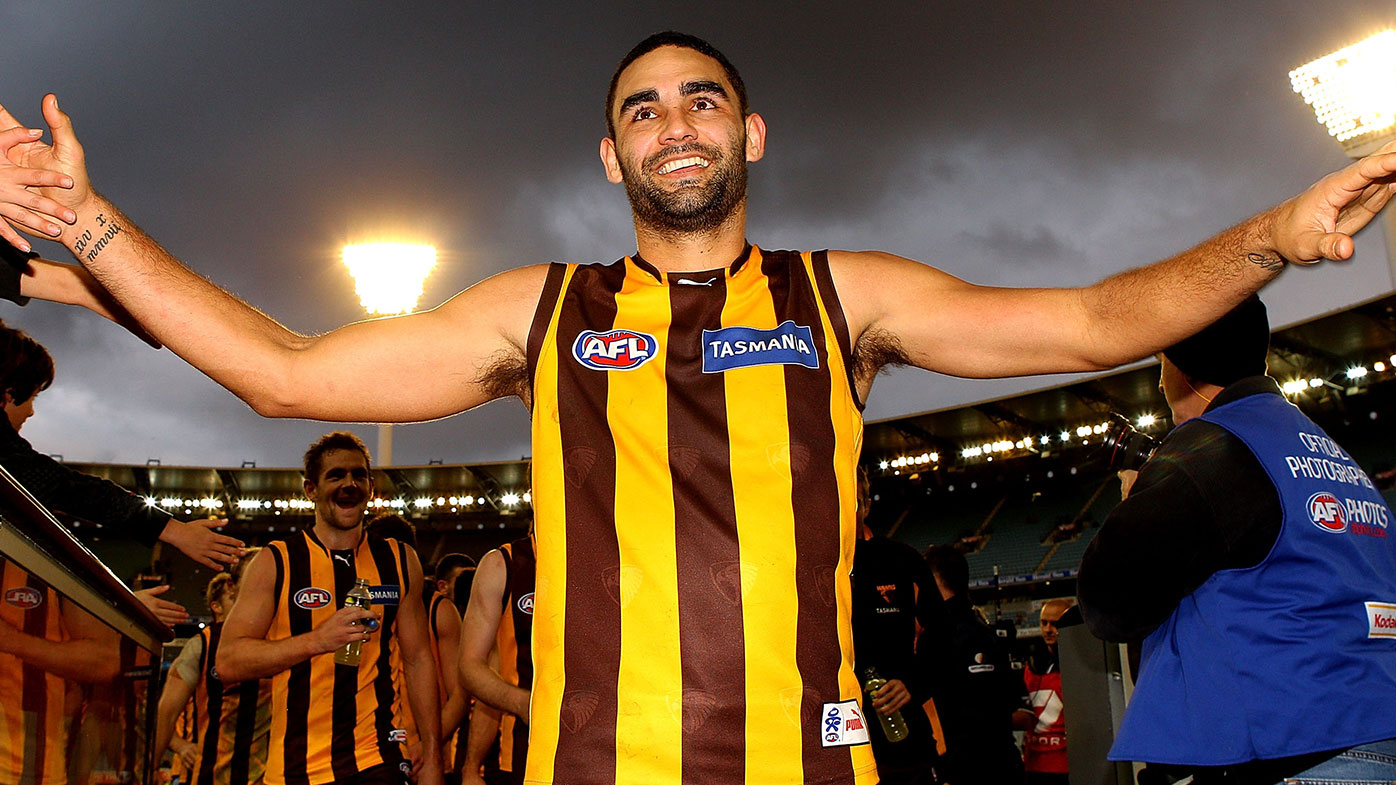 Shaun Burgoyne of the Hawks 